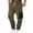 Army Green, variant on Havenre Baggy Cargo Sweatpants for Men Drawstring Waist Patchwork Color Block Athletic Joggers with Pockets Loose Soft Cozy Sport Jogging Pants Dark Gray L