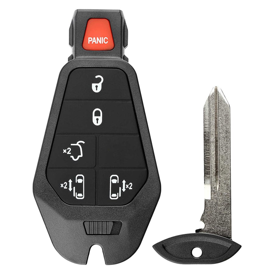 2pcs Remote Control Uncut Keyless Key Fob For Chrysler Town & Country Mini Van 