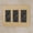 Brass, variant on Solid Brass Outlet – Decorative Wall Plate for Standard Electrical Outlets – UL Listed | Residential & Commercial Use - Durable Heavy-Duty Brass, Easy Installation | 120 VAC - US Style