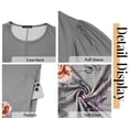 thumbnail image 6 of Fantaslook Boho Summer Dresses for Women Casual Short Sleeve T Shirt Dress with Pockets Beach Vacation Clothes, 6 of 9