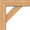 thumbnail image 3 of Ekena Millwork 7 1/2"W x 28"D x 28"H Traditional Block Smooth Bracket w/ Offset Brace, Western Red Cedar, 3 of 25