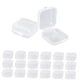 thumbnail image 3 of 20x Contenedores de almacenamiento cuadrados pequeños, Mini joyero organizador Estuche de almacenamiento transparente para hardware, 3 of 7