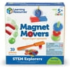 Learning Resources STEM Explorers, Homeschool, Magnet Movers, 39 Pieces, STEM Certified, Ages 5+