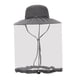 thumbnail image 5 of Sombrero de red para la cabeza Yuyangstore sombrero de pesca Boonie al aire libre Gris oscuro, 5 of 8