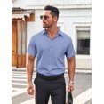 thumbnail image 3 of COOFANDY Short Sleeve Dress Shirt for Men Business Casual Button Down Shirt, 3 of 6