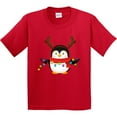 thumbnail image 3 of Inktastic Penguin Xmas Youth T-Shirt, 3 of 5