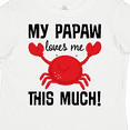 thumbnail image 4 of Inktastic My Papaw Loves Me Gift Boys or Girls Toddler T-Shirt, 4 of 5