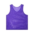 thumbnail image 4 of Alvivi Mens Hollow Out Mesh Training Vest Sleeveless See Through T-Shirt Night Club Tops Party Clubwear Purple XL, 4 of 7