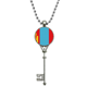 thumbnail image 1 of Asia Pais Mongolia bandera nacional Colgante Collar Vintage Llavero Plata Joyas Unbranded M, 1 of 3