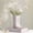 White, variant on Quoowiit Ceramic Boot Vase, 7 inch, Farmhouse Vintage Rustic Decor Vase for Flowers, Mustard Yellow