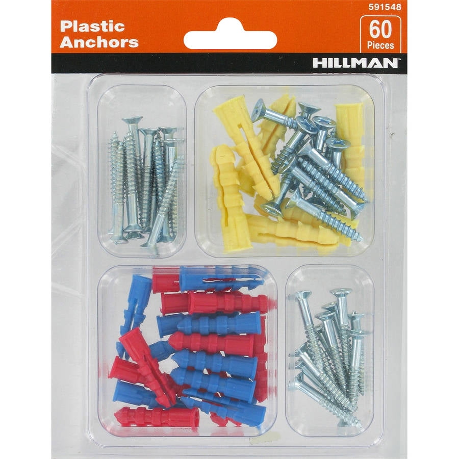 The Hillman Group Hollow Wall Anchor Kit, 36pk