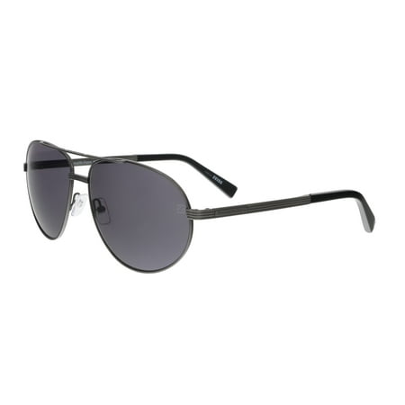 - Ermenegildo Zegna EZ0030/S 09A Black/Grey Aviator Sunglasses