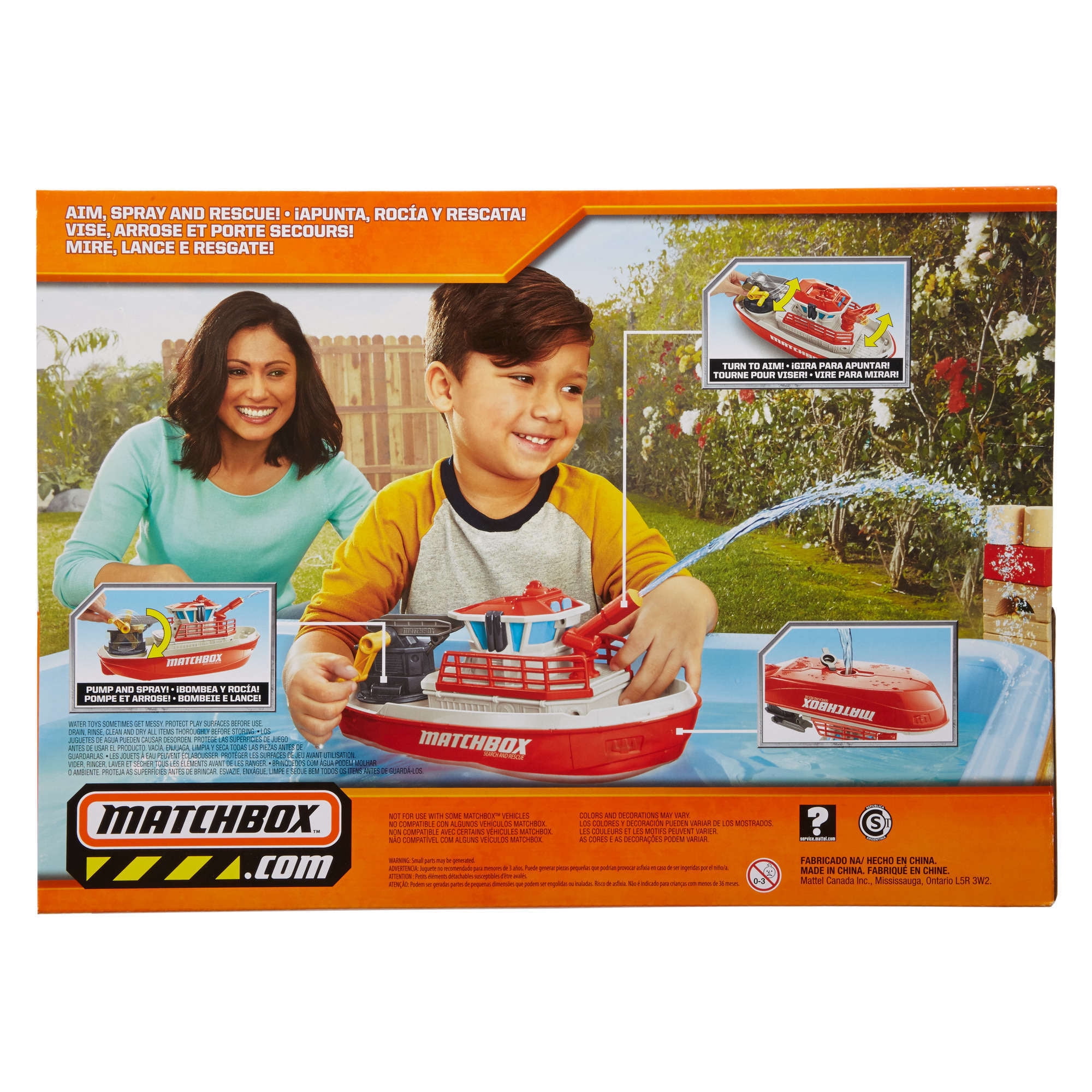 matchbox fire rescue boat
