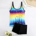 thumbnail image 4 of Haivin Women's Tankini Two-Piece Swimsuit Set, Printed with Wide Straps, for Beach and Pool, 4 of 5