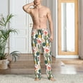 thumbnail image 2 of Honiee Summer Cactus With Blooming for men - a sleek fusion of Straight Pajama Pants, versatile Lounge Pants, and cozy Sleepwear, all rolled into one-Medium, 2 of 6