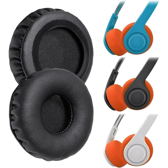 Ear Cushions Replacement Earpads for JLAB Rewind, Rewind 2 Wireless Retro Headphones, Premuim Protein Leather with Memory Foam