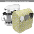 thumbnail image 2 of Floral Stand Mixer Cover, Repetitive Watercolor Style Aquarelle Pastel Colors Illustration, Kitchen Appliance Organizer Bag Cover with Pockets, 5 Quarts, Pastel Yellow Pale Green, by Ambesonne, 2 of 4