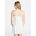 thumbnail image 3 of No Boundaries Cotton A Line Mini Dress, Women's XXS-XXL, 3 of 5