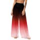 thumbnail image 1 of Pantalones de playa de gasa ligeros para mujer con protección solar, pantalones anchos de estilo bohemio estampados, blusa para mujer, 1 of 7