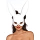 thumbnail image 1 of Disfraz de máscara de conejito para mujer Media máscara de conejo negro para Halloween Accesorio de mascarada de Pascua Sincero  Hogar, 1 of 4