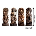 thumbnail image 4 of Injueey Estatuas decorativas de resina de dioses nórdicos, materiales de resina, estatua de resina de Dios nórdico, 4 pack/lote Decoración del hogar, 4 of 6