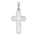 thumbnail image 3 of 14k White Gold Crucifix Pendant, 3 of 4