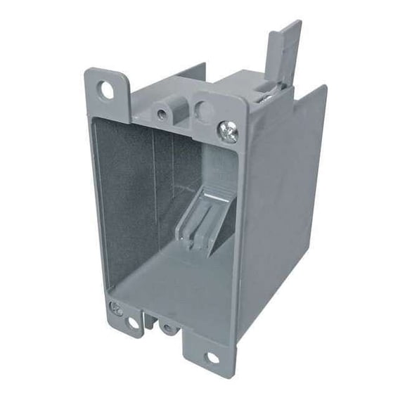 Cantex Electrical Box,1 Gang,14 cu. in.,PVC EZ14SOR