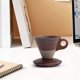 thumbnail image 5 of Taza de Café Cónica de Cerámica Rústica Vintage con Asa de Madera Incrustada y Base de Madera Maciza, Taza de 200ml con Textura Escarchada para Preparación de Café Casero y Té., 5 of 6