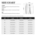 thumbnail image 3 of Salouo White Pattern Men's Sleep Pajama Shorts,Pajama Bottoms Elastic Waistband Sleep Pajama Short PJ Shorts for Men -X-Large, 3 of 6