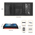 thumbnail image 6 of CHAQLIN Blue White Tiger Trifold Wallet, Polyester Foldable Big Capacity Kids Wallet for Travel and Outdoor Daily Use, 6 of 7