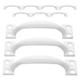 thumbnail image 5 of OATIPHO 1 Set Metal Door Handle For Wooden Doors Iron Rectangular Classic Style Handles For Home Renovation, 5 of 8