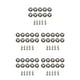 thumbnail image 1 of Kenally Juego de arandelas de tornillos para coche de 10 piezas, juego surtido de arandelas, accesorios modificados para actualización de Type5 NO5, 1 of 6