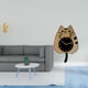 thumbnail image 2 of Figura de pollo, decoración Feng Shui, escultura, reloj de pared con forma de gato, adorno, reloj colgante silencioso, ideal para cumpleaños, aniversa, 2 of 8