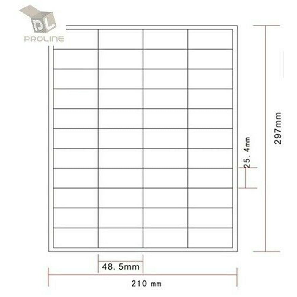Amazon FBA Label (200 Sheets 8800 Labels) 44-up labels 48.5*25.4mm on A4 - Walmart.com - Walmart.com