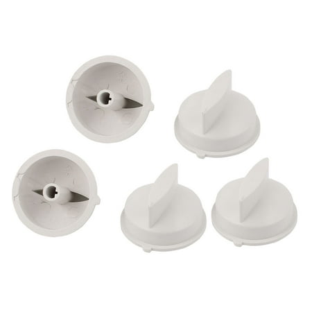 - 5 Pcs Plastic Washer Dryer Washing Machine Timer Control Knob