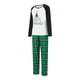 thumbnail image 3 of Pijamas navideños familiares a juego Fiomva Holiday, pijamas navideños de alce para parejas y niños, ropa de dormir para bebés, 3 of 8