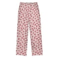 thumbnail image 2 of FORMRS Kids Pajama Pants with Pockets Size 11-12Y Boys Lounge Sleep Bottoms, Strawberry Plaid Pattern, 2 of 8