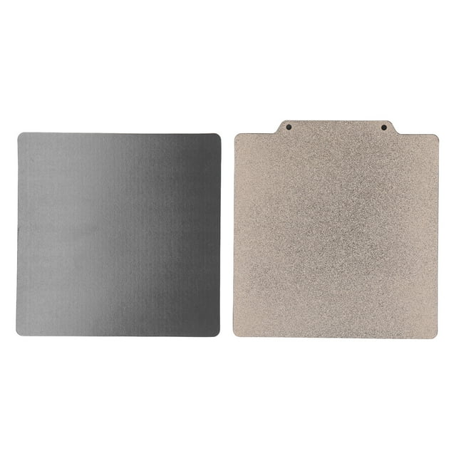 Placa de construcción magnética de acero con resorte, estilo fibra de carbono lisa, con textura PET y PEI, cama de impresión doble para impresora 3D Voron
