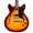 Yellow, variant on Guild Starfire IV Maple Semi Hollow Body Electric Guitar with Case - Blem #B292
