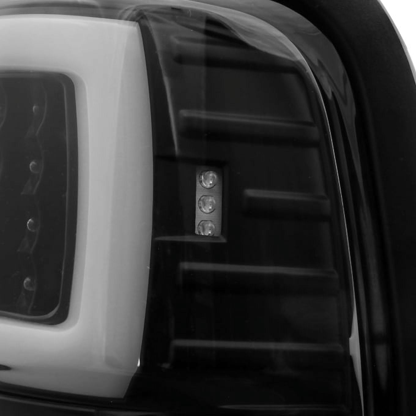 AKKON - For 1994-2001 Dodge Ram 1500 2500 3500 Black LED Tube Tail Lights Lamps (Driver + Passenger) Pair