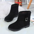 thumbnail image 2 of Women's Comfortable ankle boots with sock cuffs | Slip-On Booties in Black & Khaki, 2 of 12