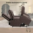 thumbnail image 5 of Kojooin Power Lift Recliner with Heat and Massage – Adjustable Reclining Chair for Elderly with Cup Holders, Side Pockets, and USB Port for Living Room, 5 of 7
