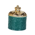 thumbnail image 4 of Organiseur de Bijoux Rond avec Couvercle Porte-Bijoux Réservoir de Stockage pour Vert, 4 of 9