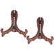 thumbnail image 5 of 2 soportes para exhibir platos, caballetes de madera para escritorio, 5 of 7