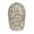 thumbnail image 4 of Naloa Original Classic Low Profile Hat Men Women Baseball Cap Dad Hat Adjustable Unconstructed Daisy Print Cap, 4 of 9
