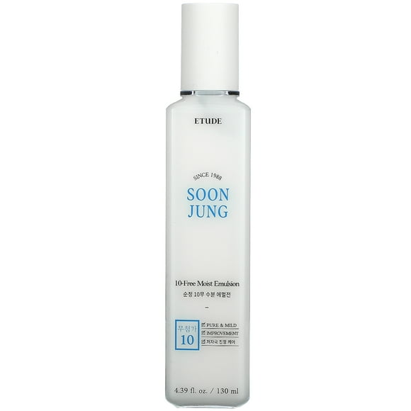 Etude House, Soon Jung, 10-Free Moist Emulsion, 4.39 fl oz (130 ml)