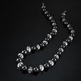 thumbnail image 4 of 1 Unidad De Collar De Cuentas De Diamantes De Imitación De Hematita Para Terapia Magnética Para Hombres Y Mujeres, Regalo De Joyería, 4 of 6