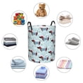 thumbnail image 4 of Bingfone Dachshund Dog Puppy for Waterproof Foldable Laundry Hamper Bucket with Handles for Storage Bin,Clothes Hamper-Small, 4 of 6