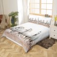 thumbnail image 2 of Horse Duvet Cover Set Queen Size for Boys Men 3D Running Steed Print Bedding, 2 of 7