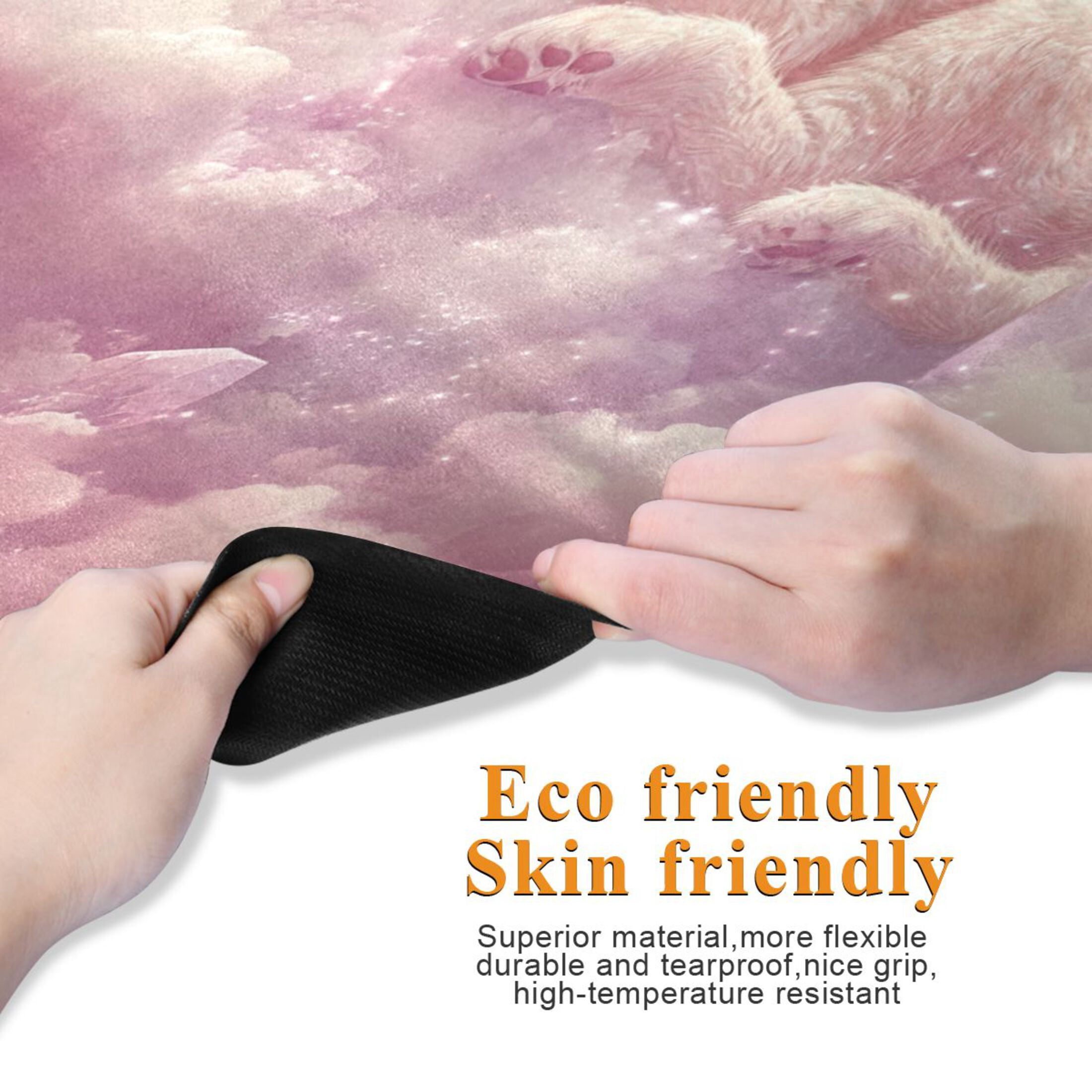 BZSMCE Yoga Mat Women Sleeping Cub on Soft Clouds Fitness Mat
